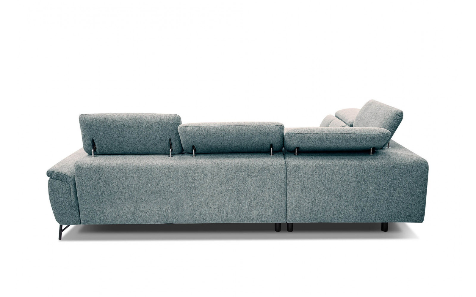 Ecksofa links mit verstellbaren Kopfstützen 5-Sitzer AVENA