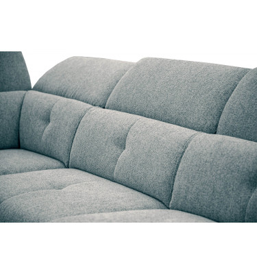 Ecksofa links mit verstellbaren Kopfstützen 5-Sitzer AVENA