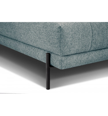 Ecksofa links mit verstellbaren Kopfstützen 5-Sitzer AVENA