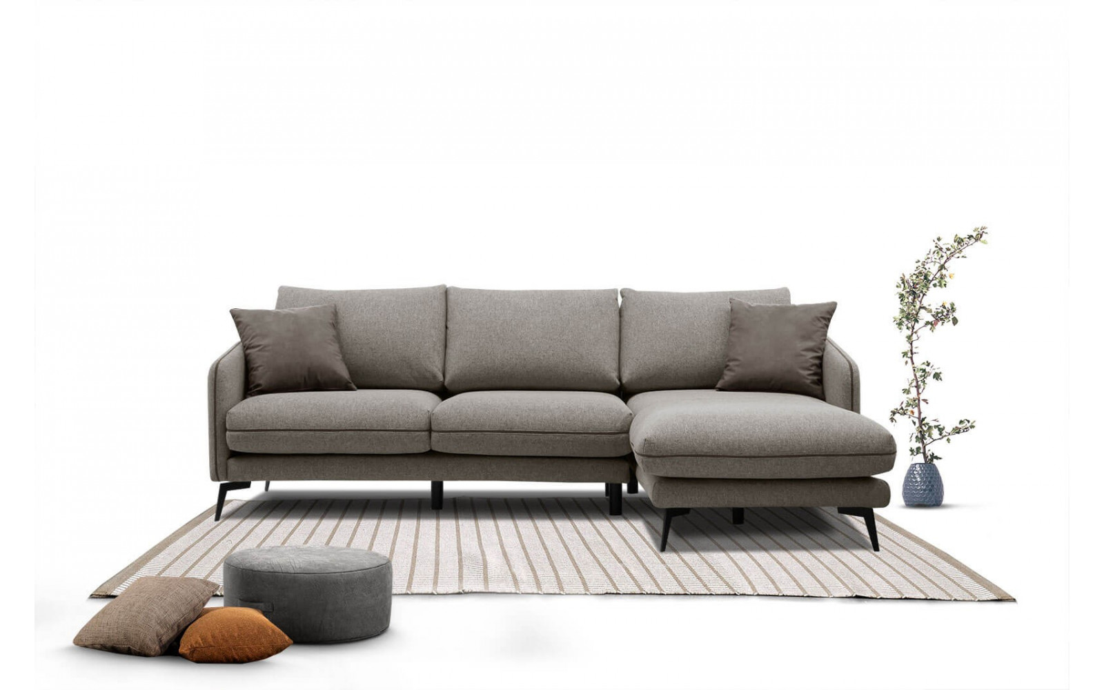 Ecksofa 4-Sitzer rechts Sogel | Modernes Ecksofa kaufen | Wozimo