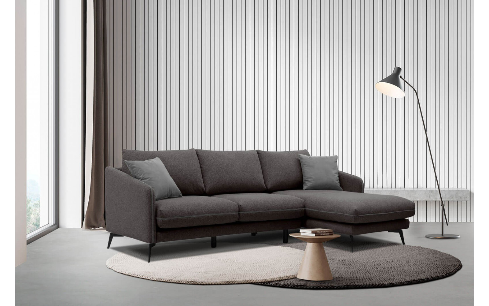 Ecksofa 4-Sitzer rechts Sogel | Modernes Ecksofa kaufen | Wozimo