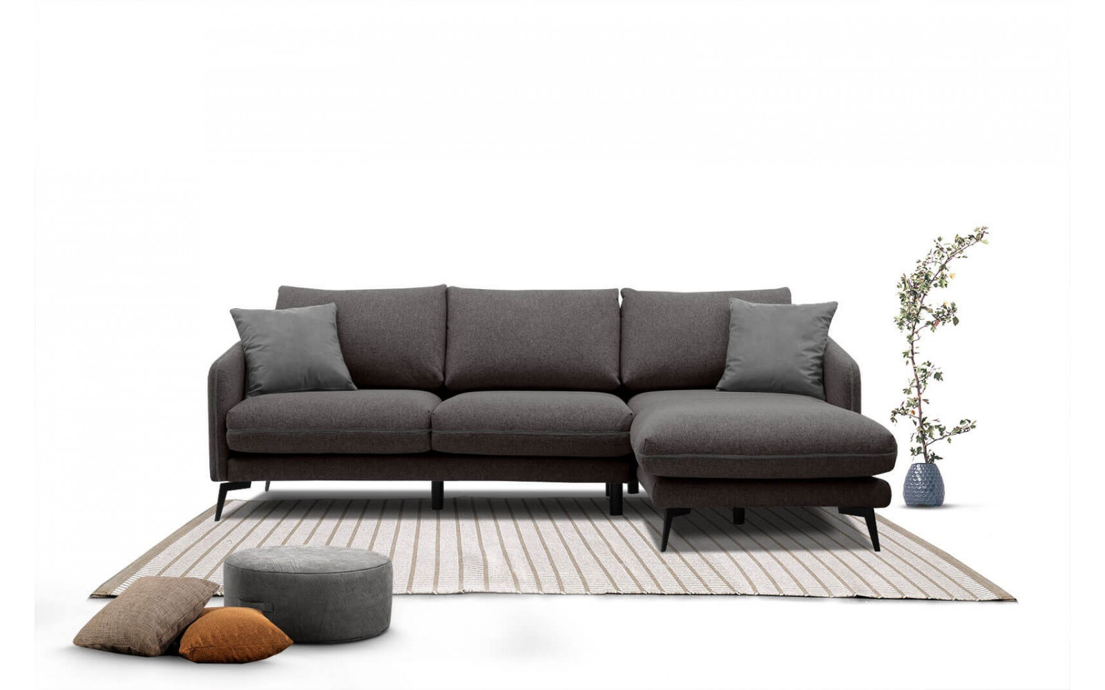 Ecksofa 4-Sitzer rechts Sogel | Modernes Ecksofa kaufen | Wozimo