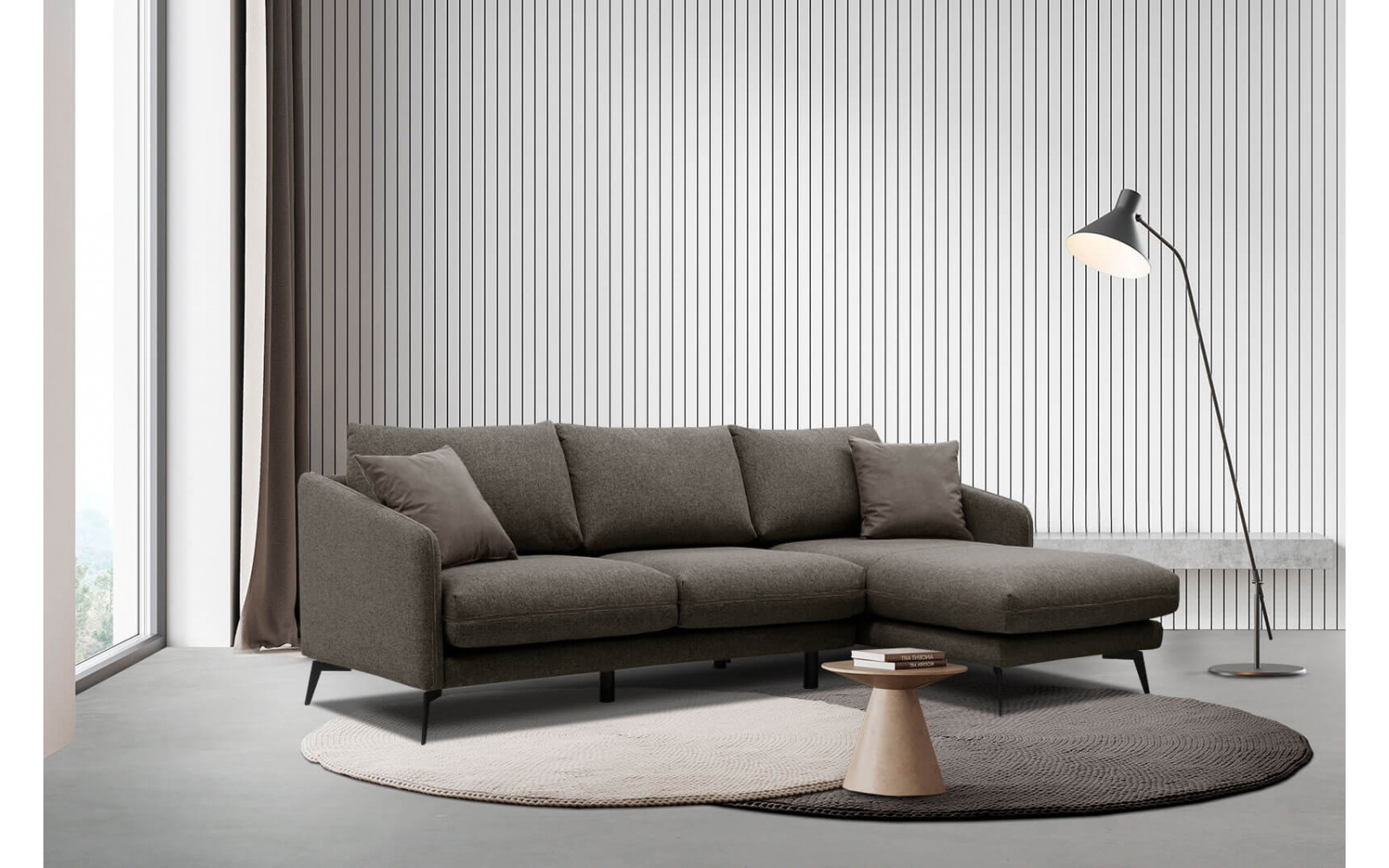 Ecksofa 4-Sitzer rechts Sogel | Modernes Ecksofa kaufen | Wozimo