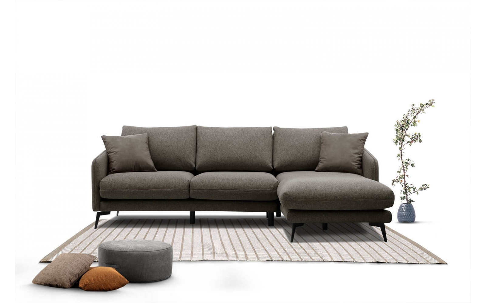 Ecksofa 4-Sitzer rechts Sogel | Modernes Ecksofa kaufen | Wozimo