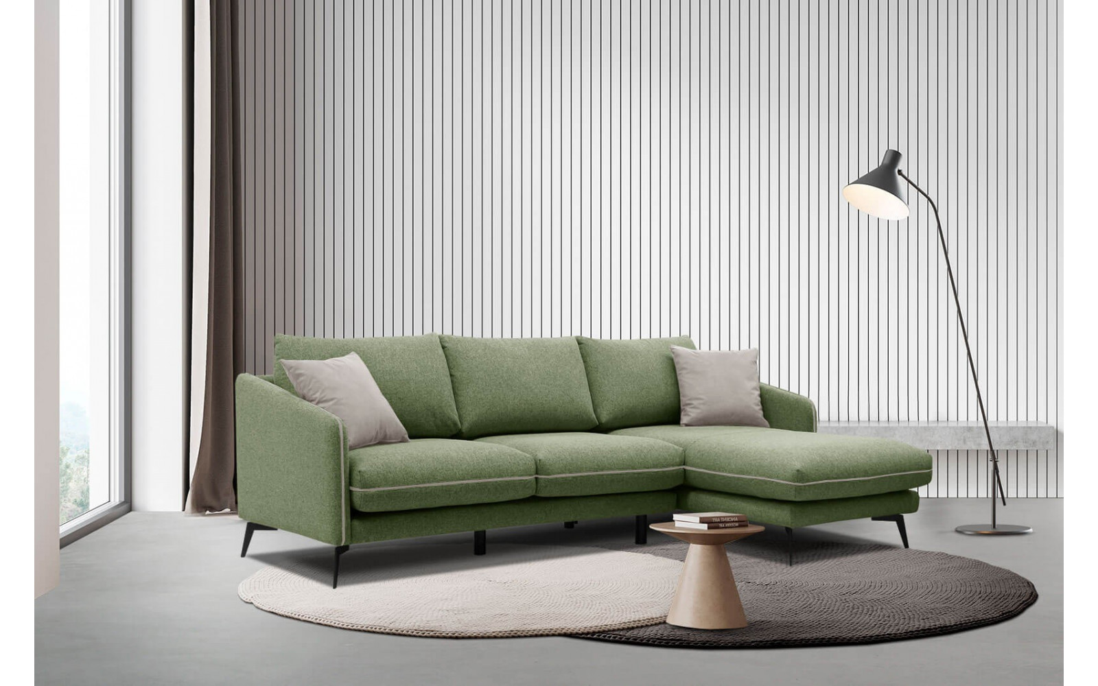 Ecksofa 4-Sitzer rechts Sogel | Modernes Ecksofa kaufen | Wozimo