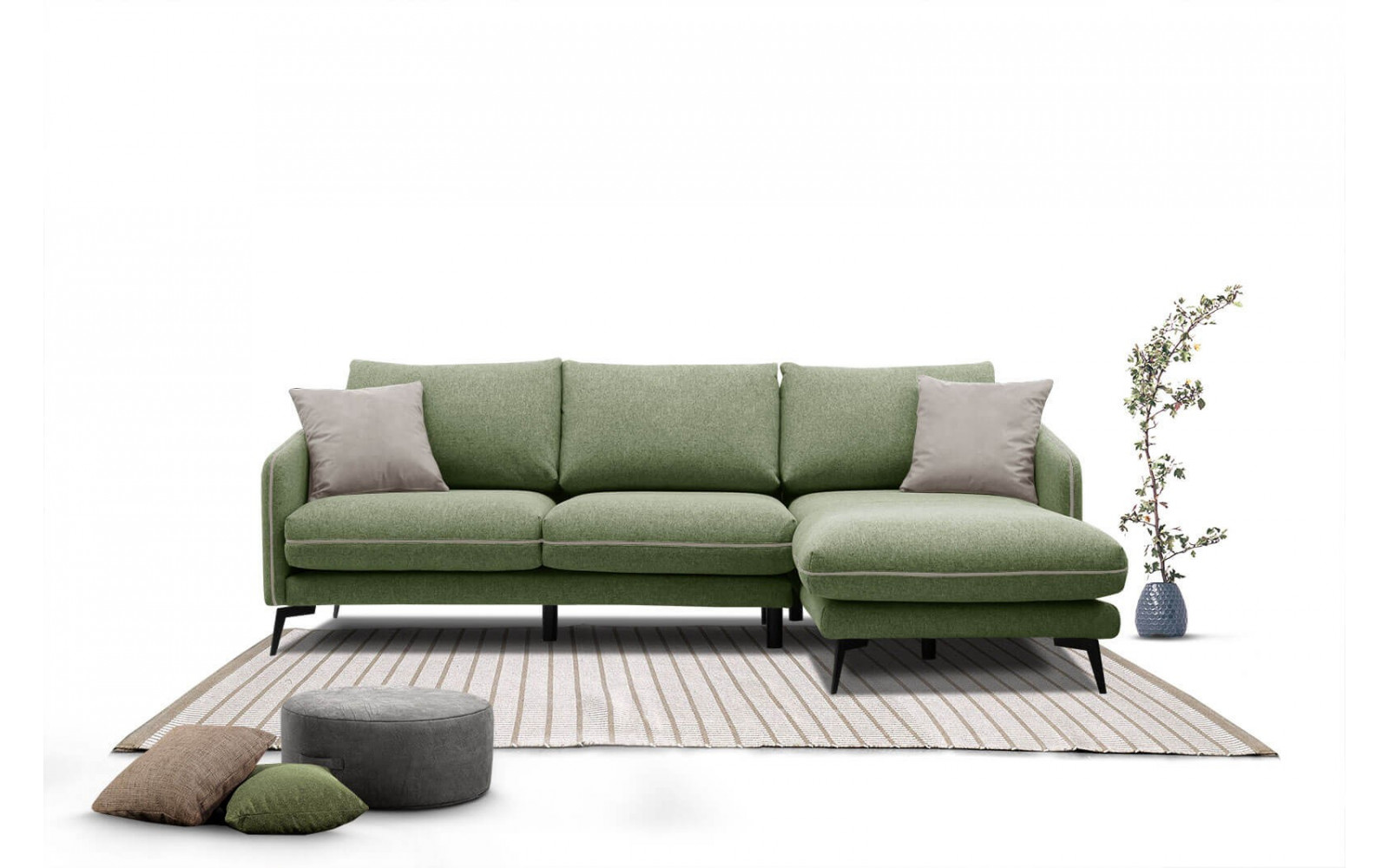 Ecksofa 4-Sitzer rechts Sogel | Modernes Ecksofa kaufen | Wozimo