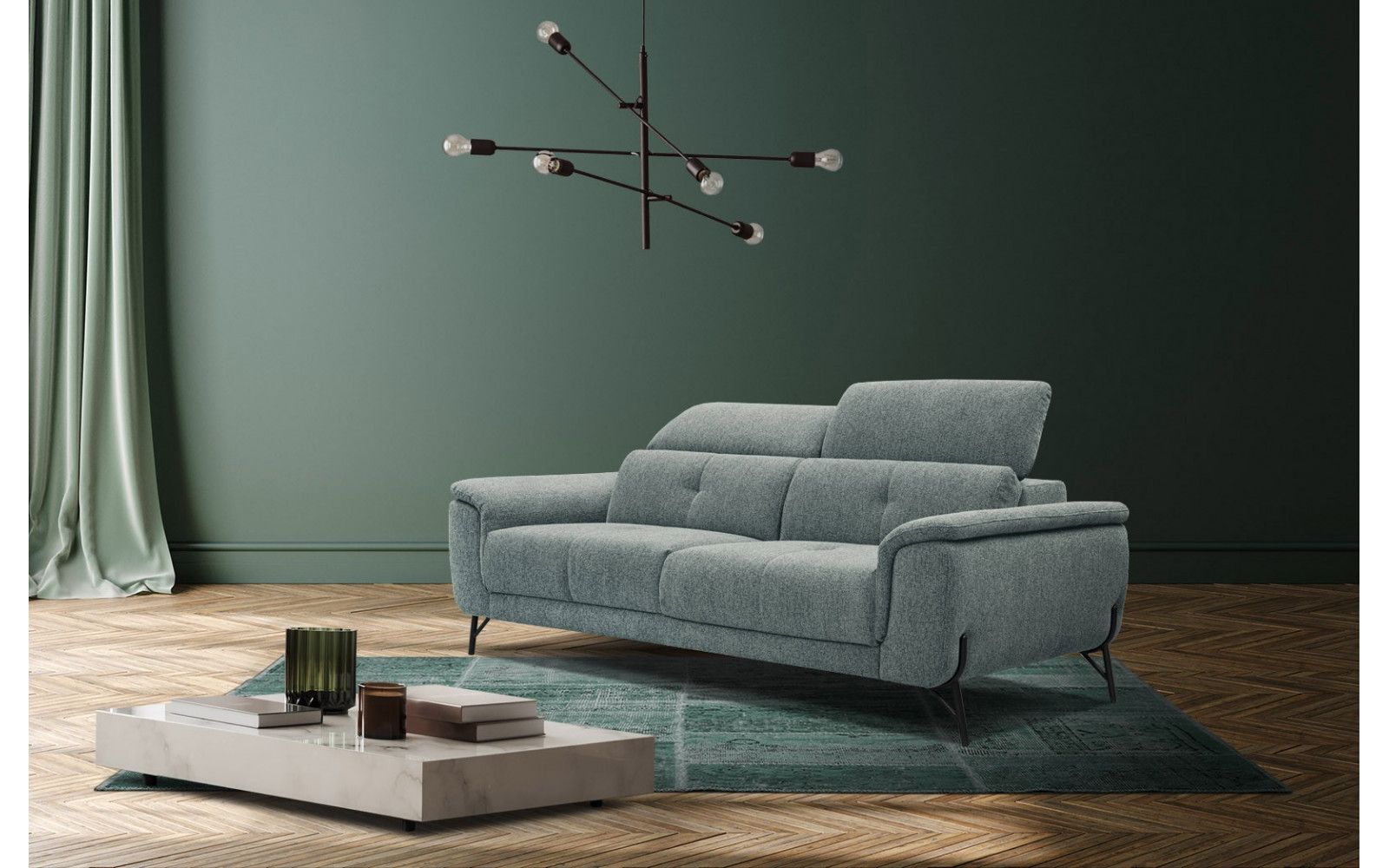 XXL 3-Sitzer Sofa Avena | Mit verstellbaren Kopfstützen kaufen | Wozimo