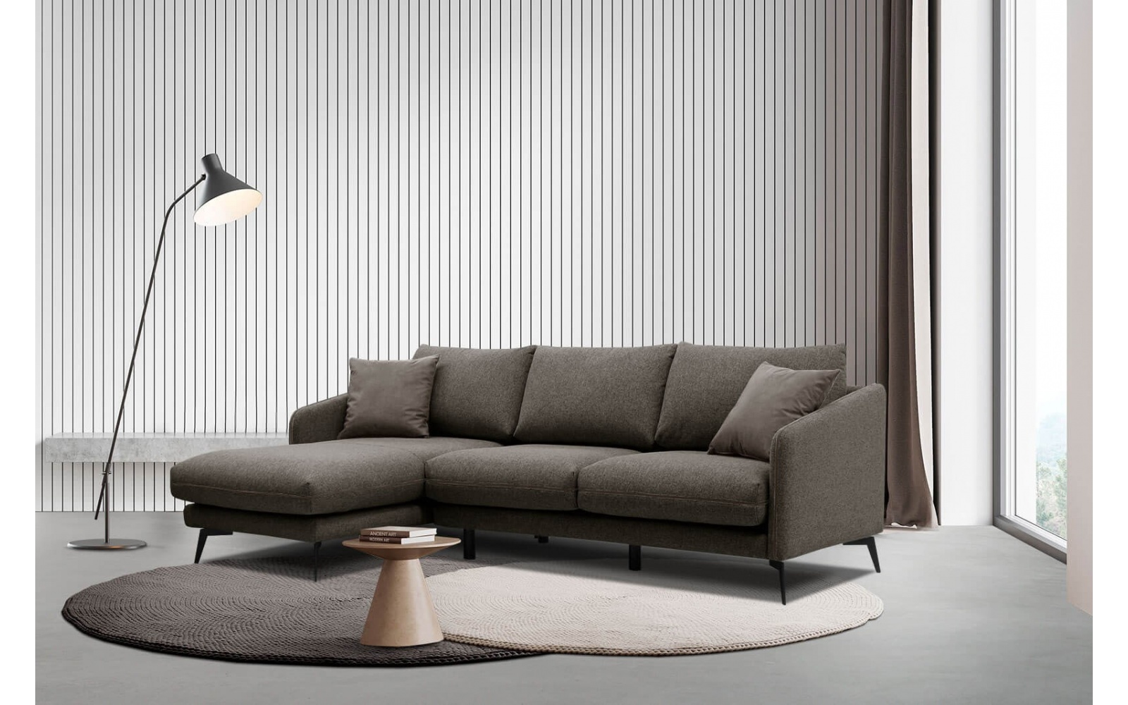 Ecksofa 4-Sitzer links Sogel kaufen | Stilvolles Ecksofa | Wozimo