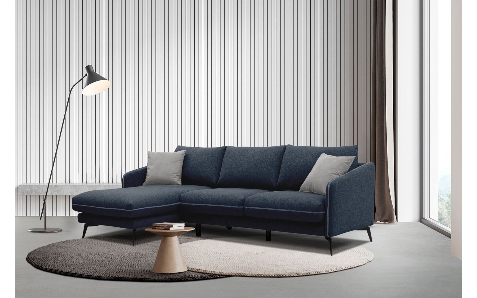 Ecksofa 4-Sitzer links Sogel kaufen | Stilvolles Ecksofa | Wozimo