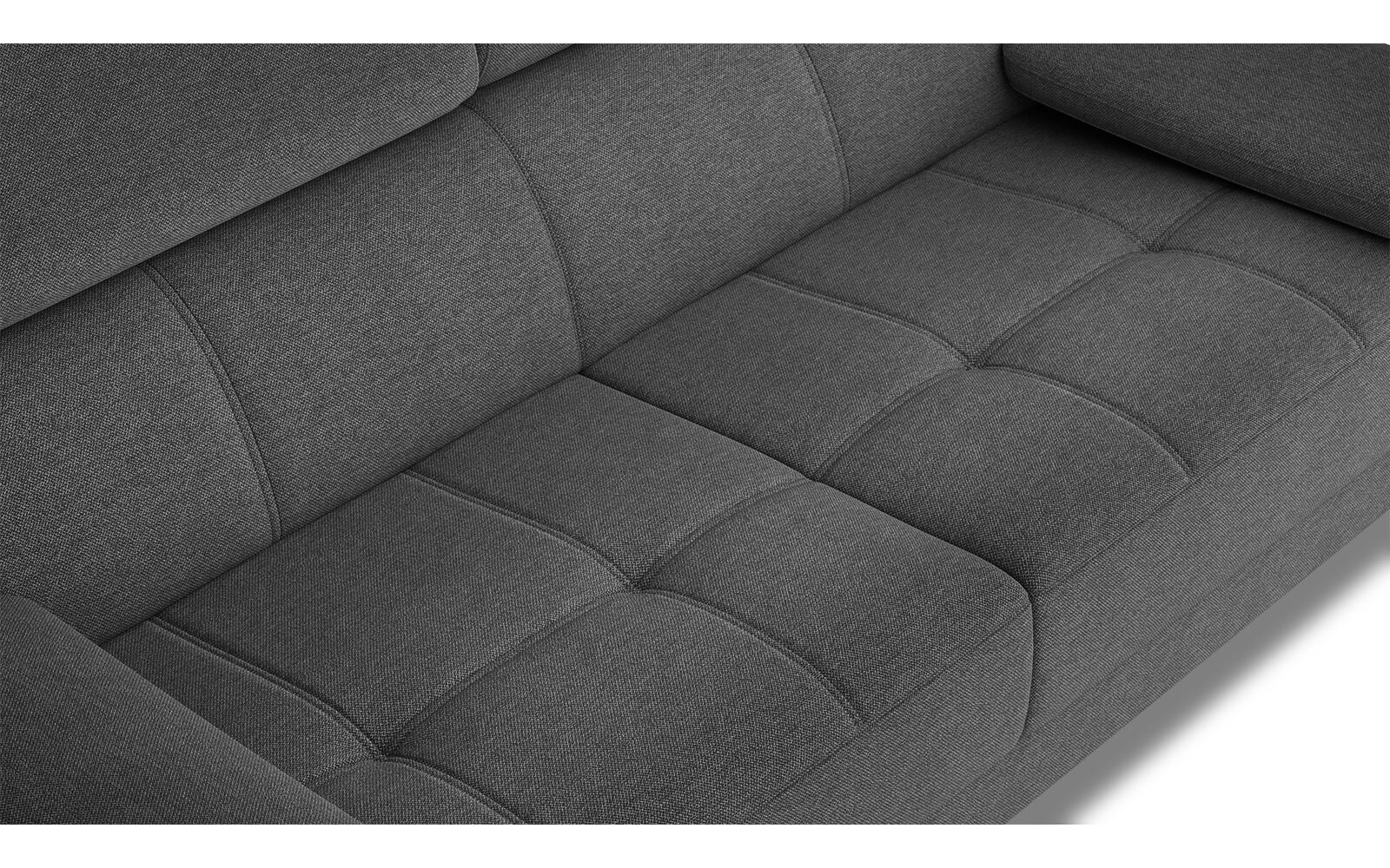 Sofa 3-Sitzer mit verstellbaren Kopfstützen TAUNUS