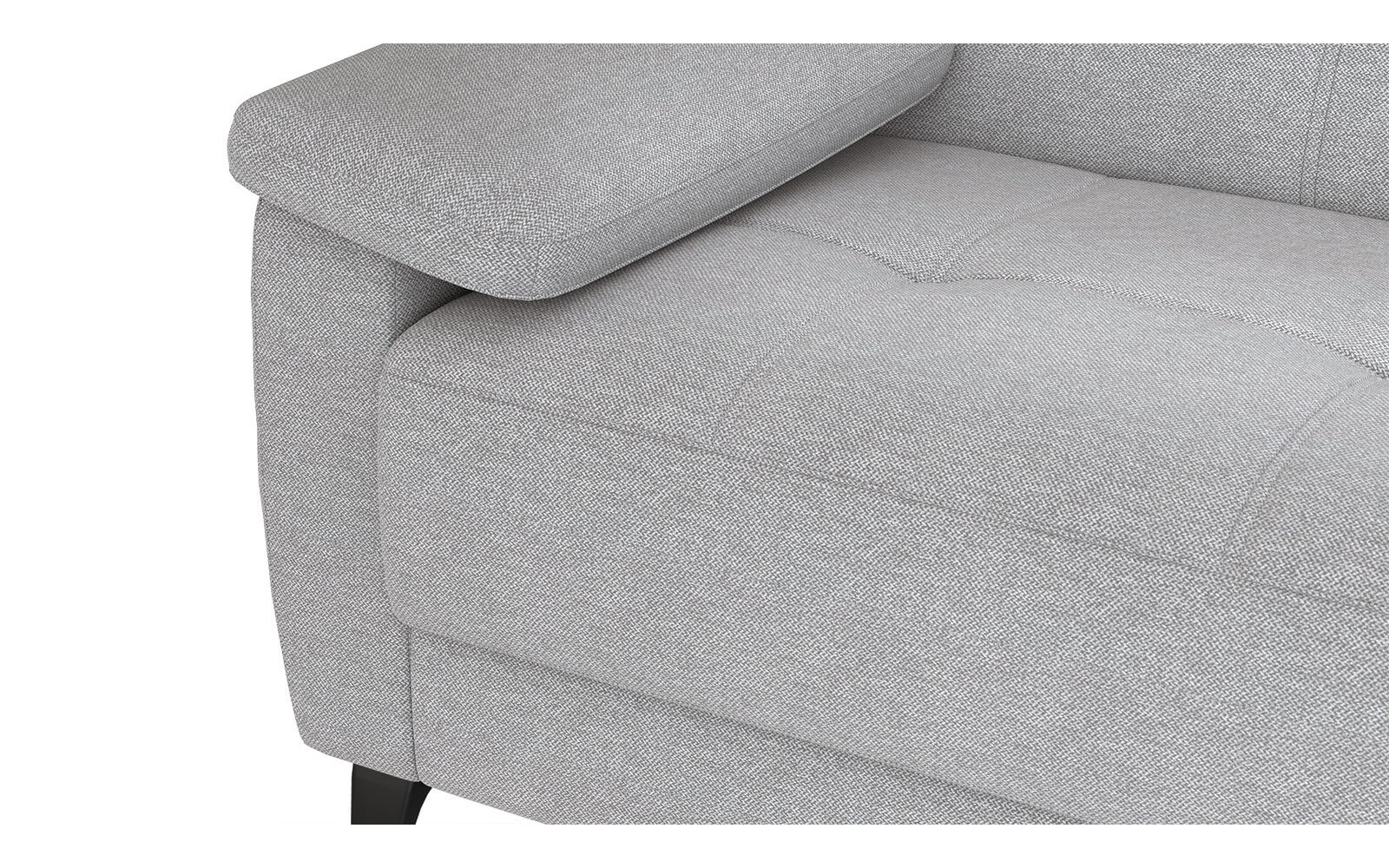 Sofa 3-Sitzer mit verstellbaren Kopfstützen TAUNUS