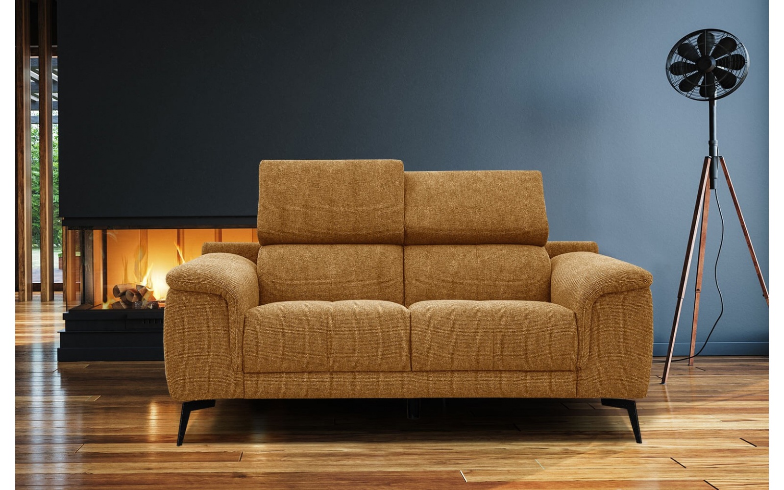 Sofa 2-Sitzer Fiero | Mit verstellbaren Kopfstützen kaufen | Wozimo