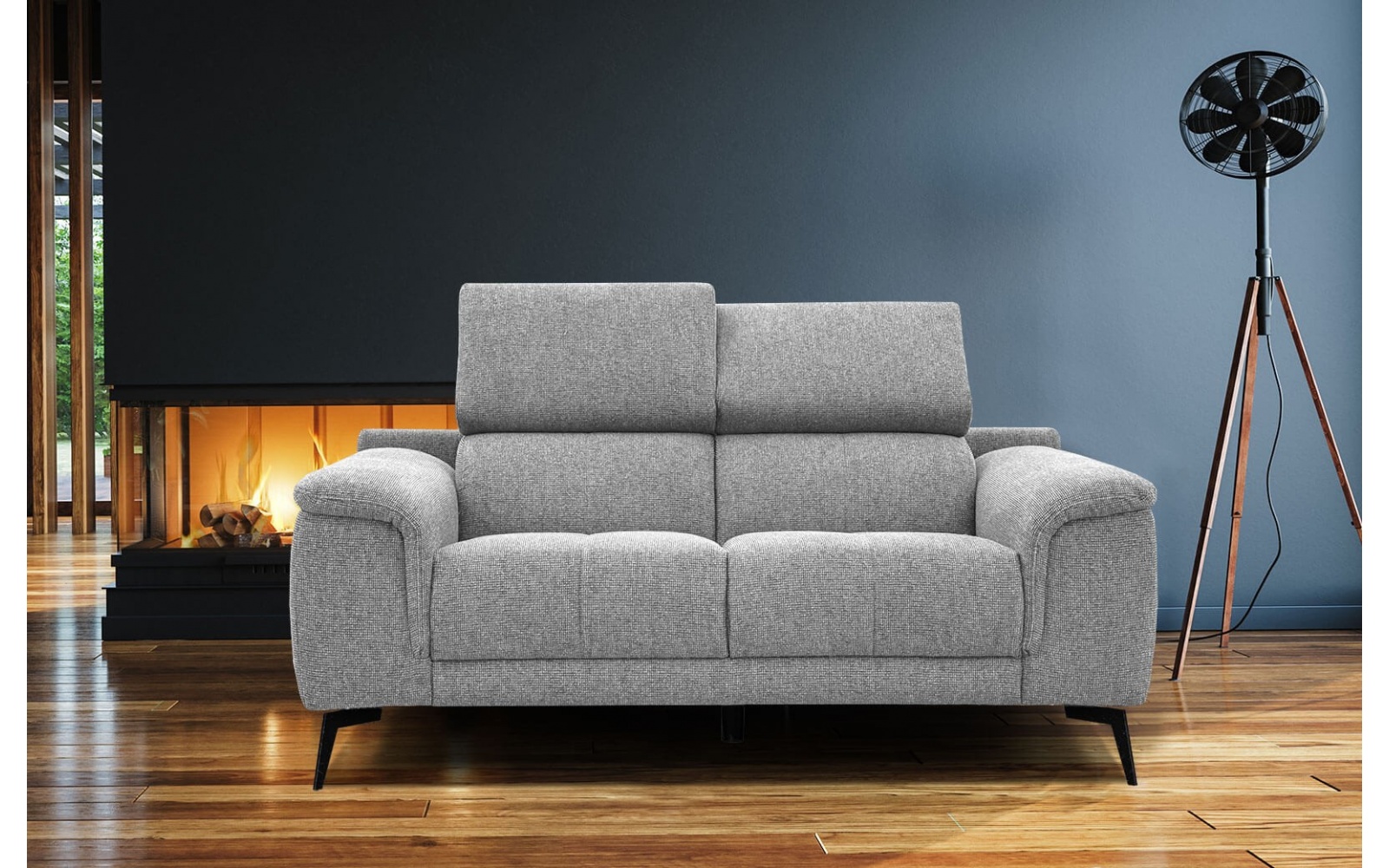 Sofa 2-Sitzer Fiero | Mit verstellbaren Kopfstützen kaufen | Wozimo