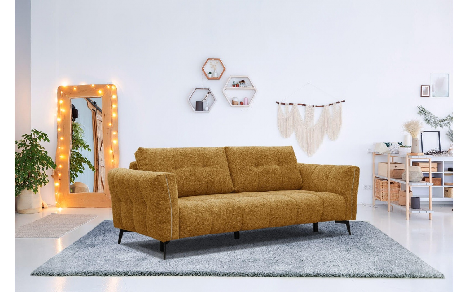 XXL 3-Sitzer Sofa Kalmer kaufen | Großes Designersofa bei Wozimo