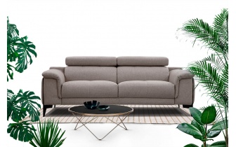 Sofa XXL 3-Sitzer mit verstellbaren Kopfstützen MATERA