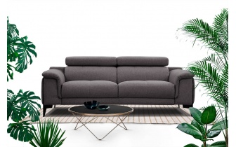 Sofa XXL 3-Sitzer mit verstellbaren Kopfstützen MATERA