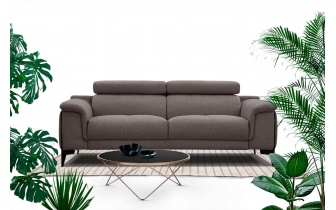 Sofa XXL 3-Sitzer mit verstellbaren Kopfstützen MATERA