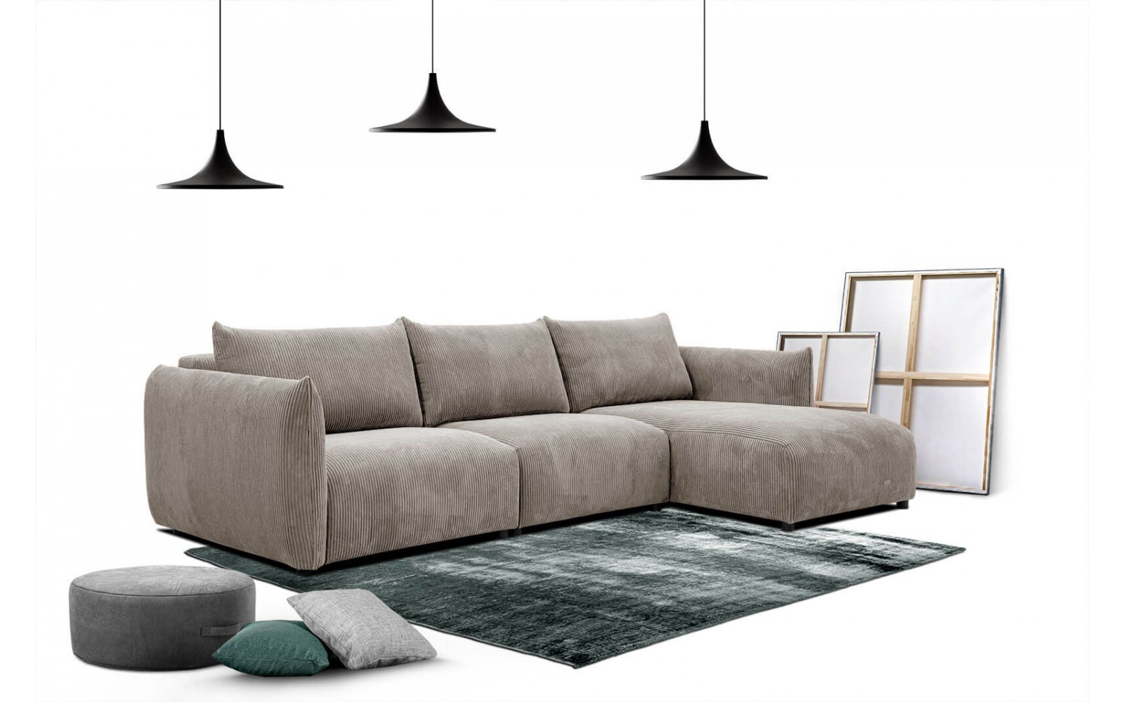 Ecksofa 4-Sitzer rechts Tauer kaufen | Modernes Ecksofa | Wozimo