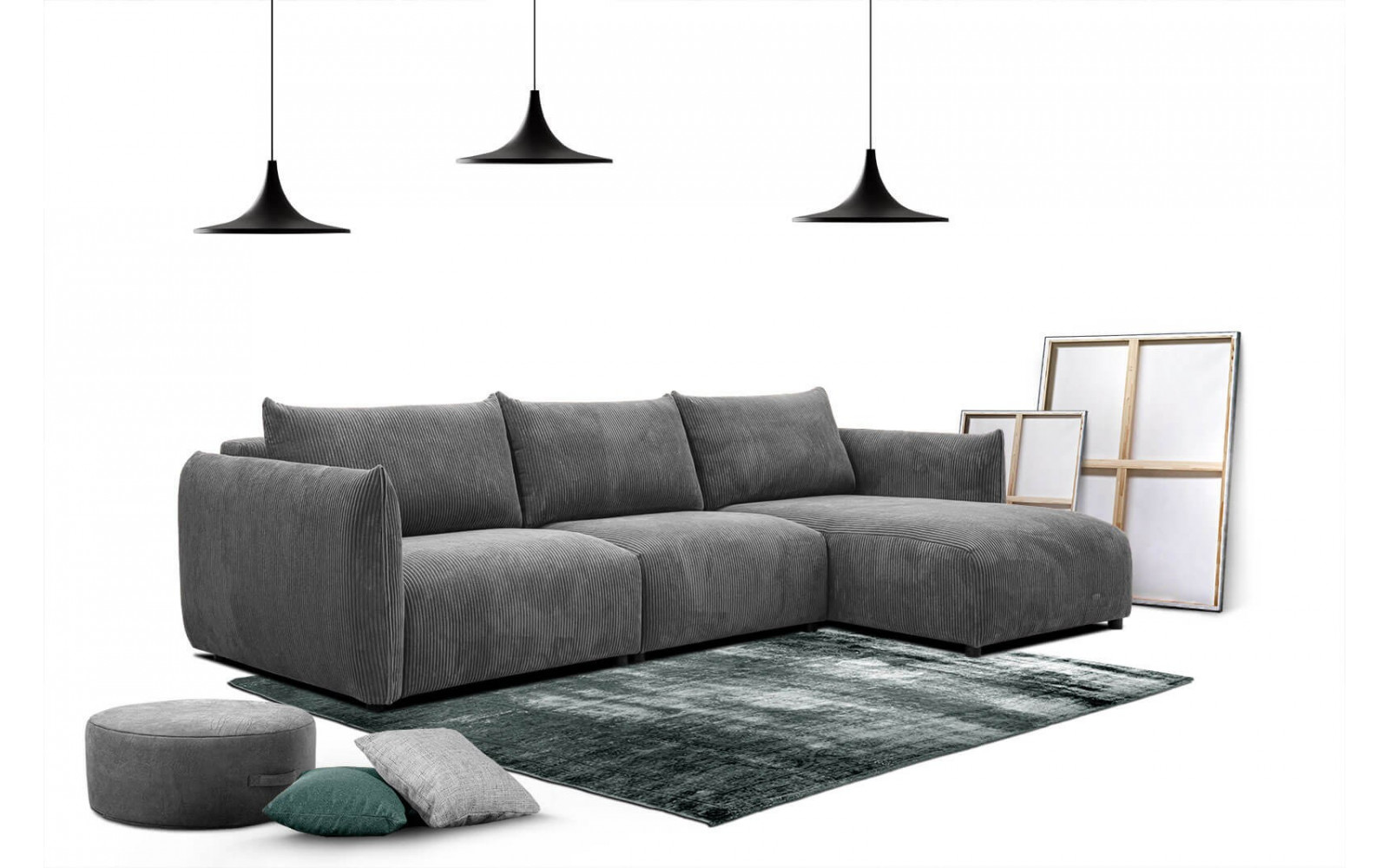 Ecksofa 4-Sitzer rechts Tauer kaufen | Modernes Ecksofa | Wozimo