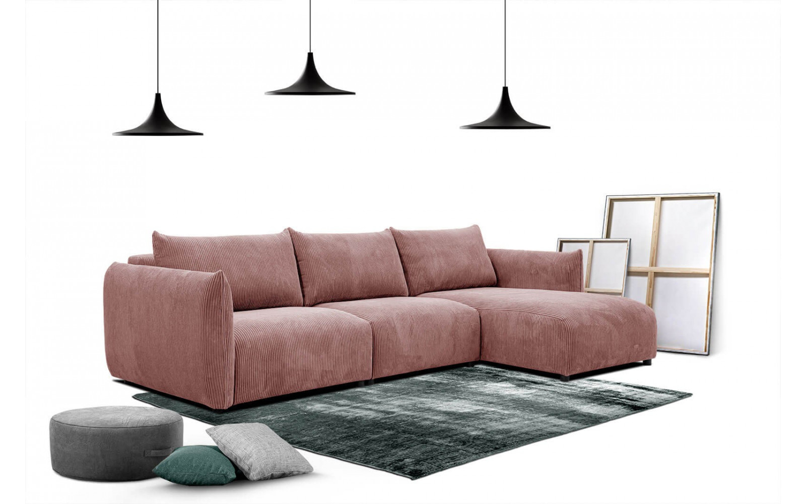 Ecksofa 4-Sitzer rechts Tauer kaufen | Modernes Ecksofa | Wozimo