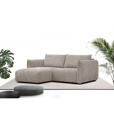 Ecksofa 3-Sitzer links Tauer | Kompaktes Ecksofa 200cm | Wozimo