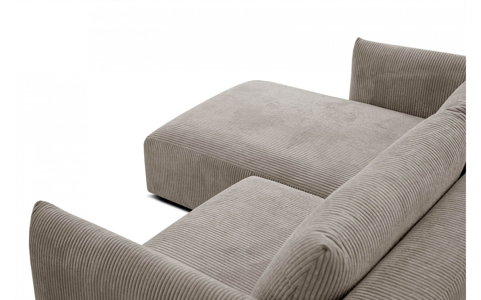 Ecksofa 3-Sitzer links Tauer | Kompaktes Ecksofa 200cm | Wozimo