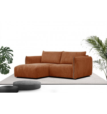 Ecksofa 3-Sitzer links Tauer | Kompaktes Ecksofa 200cm | Wozimo