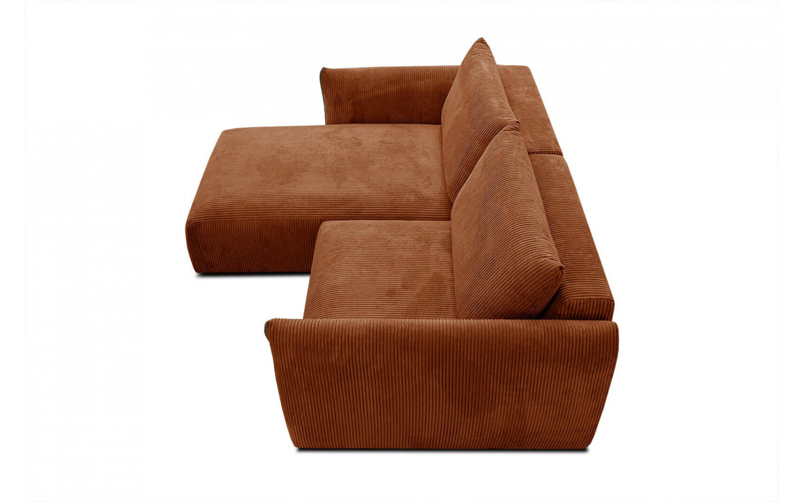 Ecksofa 3-Sitzer links Tauer | Kompaktes Ecksofa 200cm | Wozimo