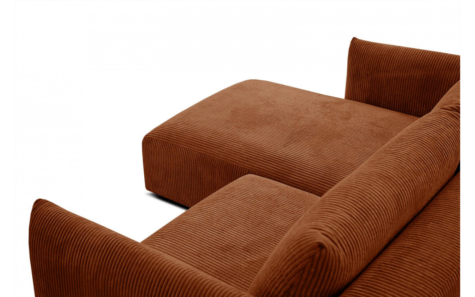 Ecksofa 3-Sitzer links Tauer | Kompaktes Ecksofa 200cm | Wozimo