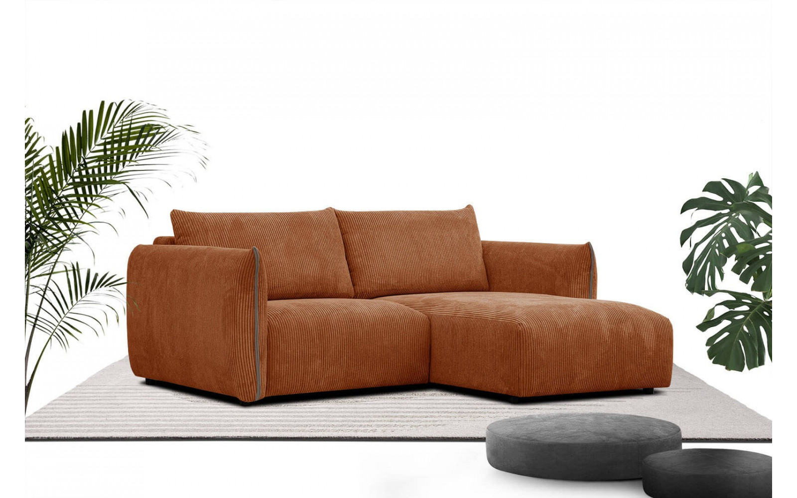 Ecksofa rechts 3-Sitzer TAUER