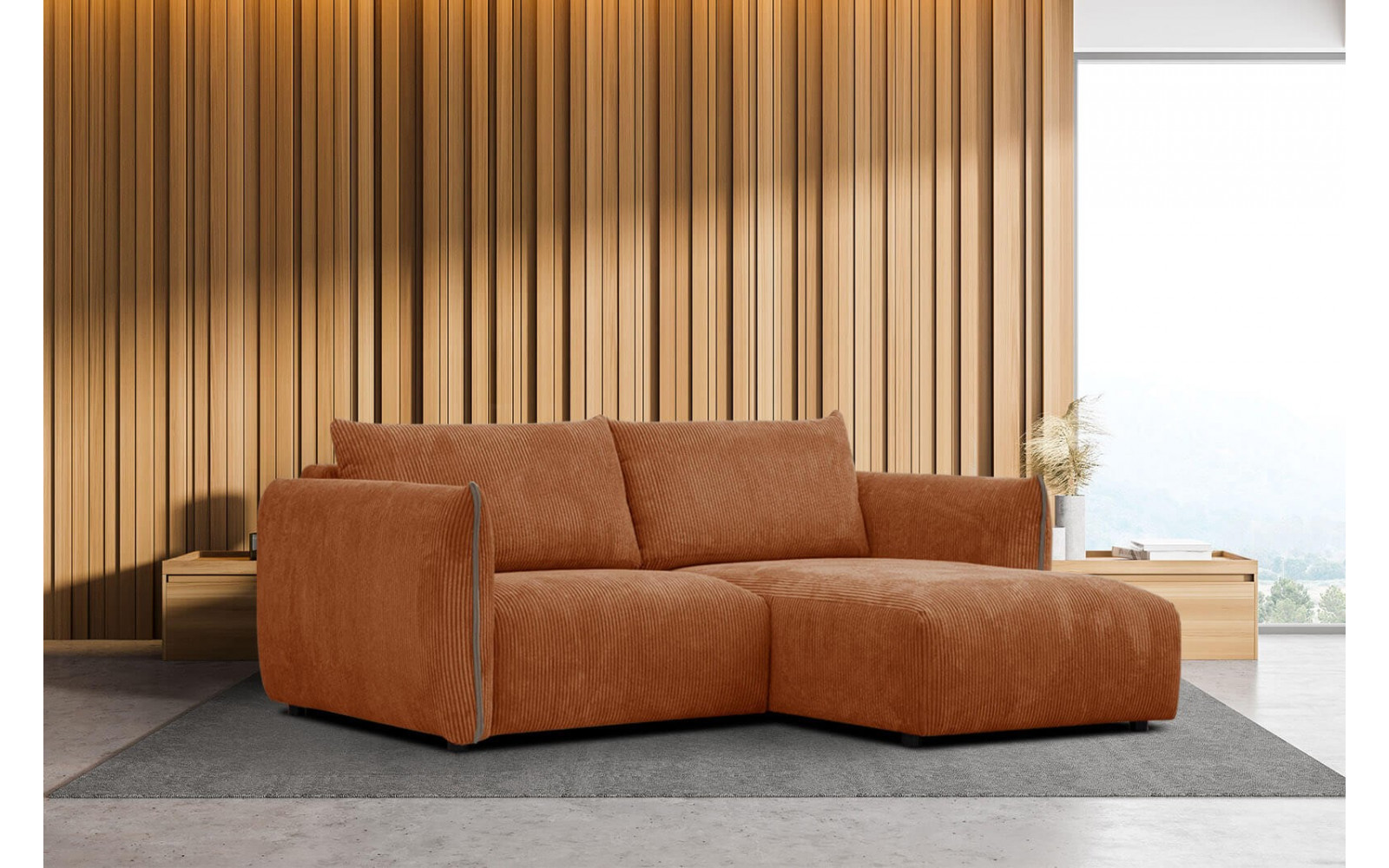 Ecksofa rechts 3-Sitzer TAUER