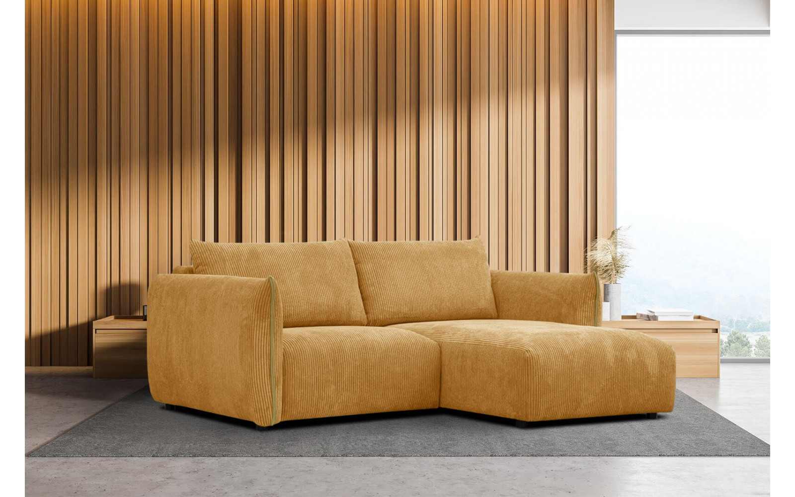 Ecksofa rechts 3-Sitzer TAUER