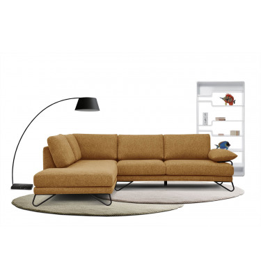 Ecksofa links 5-Sitzer LORI