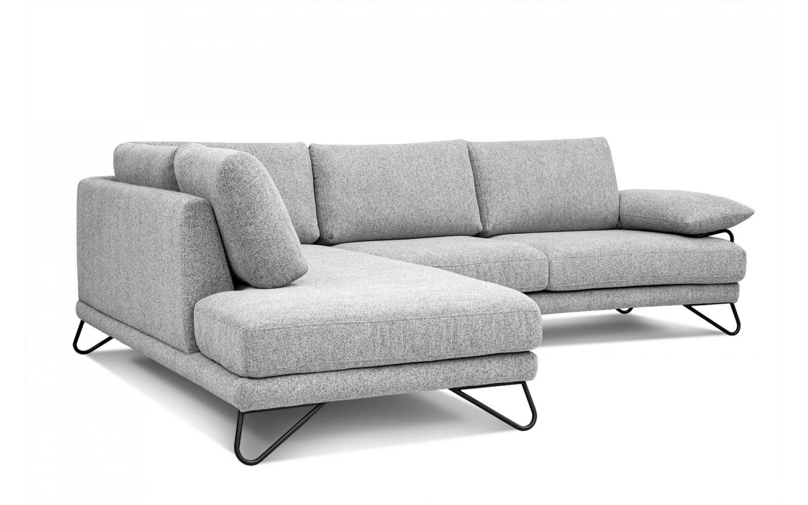 Ecksofa links 5-Sitzer LORI