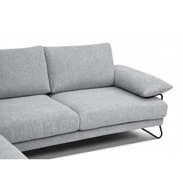 Ecksofa links 5-Sitzer LORI