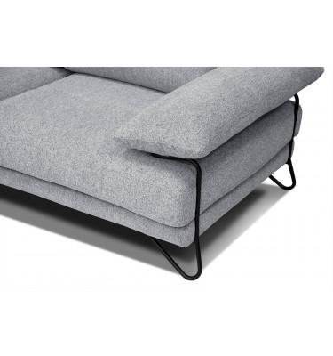 Ecksofa links 5-Sitzer LORI
