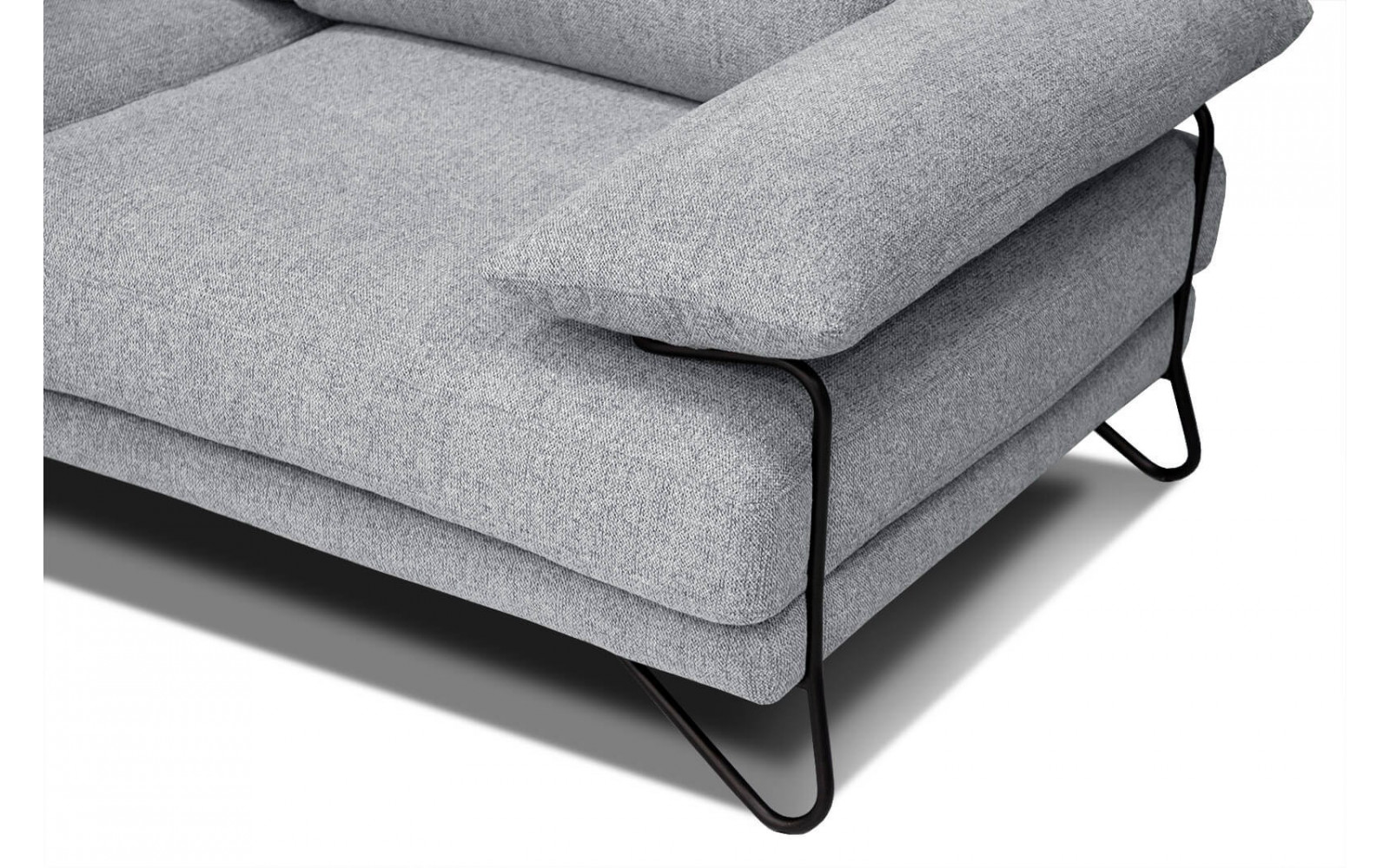 Ecksofa links 5-Sitzer LORI