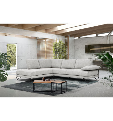 Ecksofa links 5-Sitzer LORI