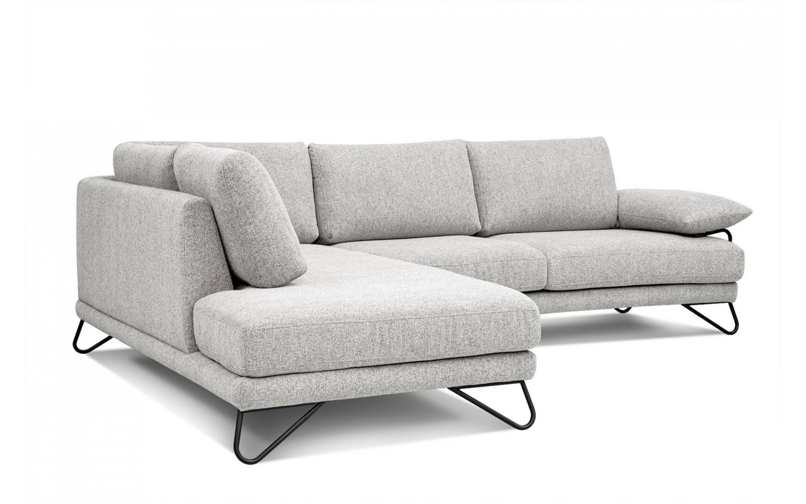 Ecksofa links 5-Sitzer LORI