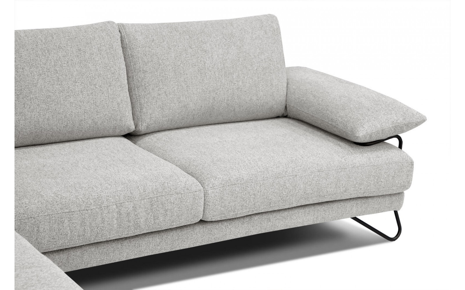 Ecksofa links 5-Sitzer LORI