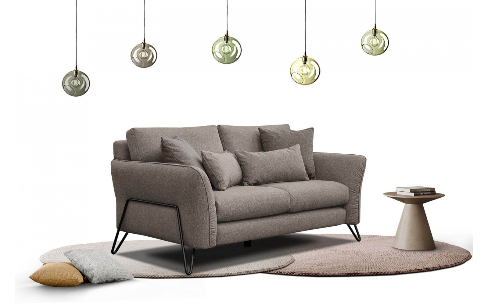 Sofa 2-Sitzer Lorem kaufen | Modernes Designersofa | Wozimo
