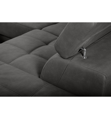 Ecksofa 5-Sitzer rechts Taunus | Mit verstellbaren Kopfstützen | Wozimo