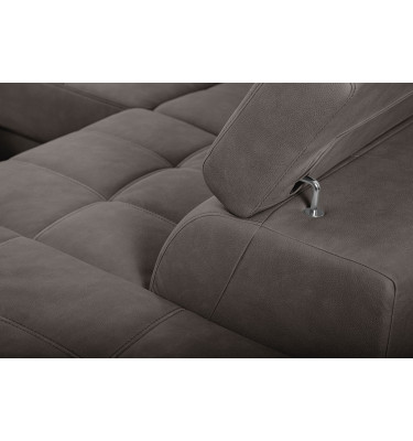 Ecksofa 5-Sitzer rechts Taunus | Mit verstellbaren Kopfstützen | Wozimo