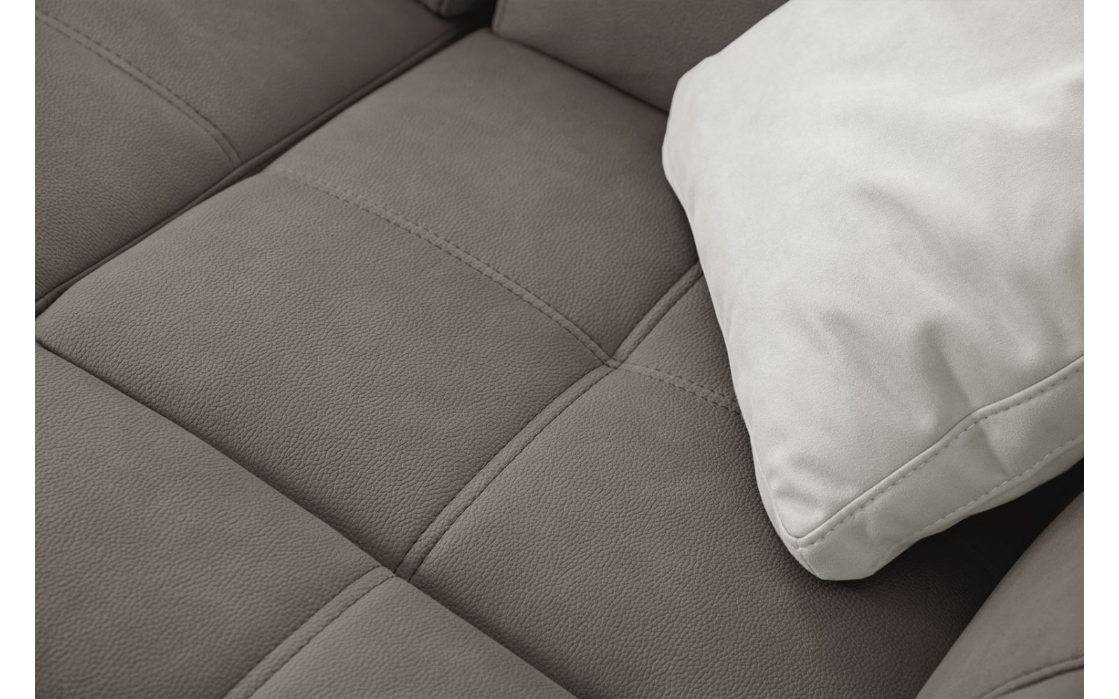 Ecksofa 5-Sitzer rechts Taunus | Mit verstellbaren Kopfstützen | Wozimo