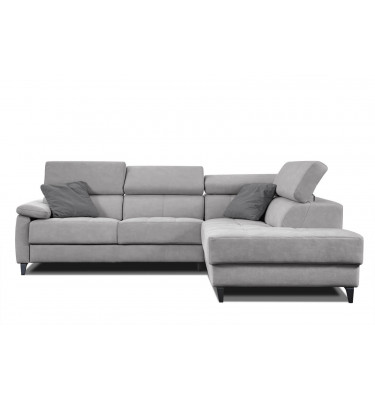 Ecksofa 5-Sitzer rechts Taunus | Mit verstellbaren Kopfstützen | Wozimo