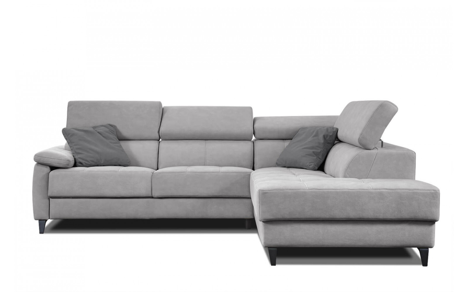 Ecksofa 5-Sitzer rechts Taunus | Mit verstellbaren Kopfstützen | Wozimo