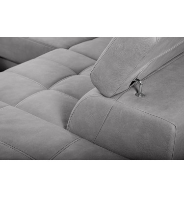 Ecksofa 5-Sitzer rechts Taunus | Mit verstellbaren Kopfstützen | Wozimo