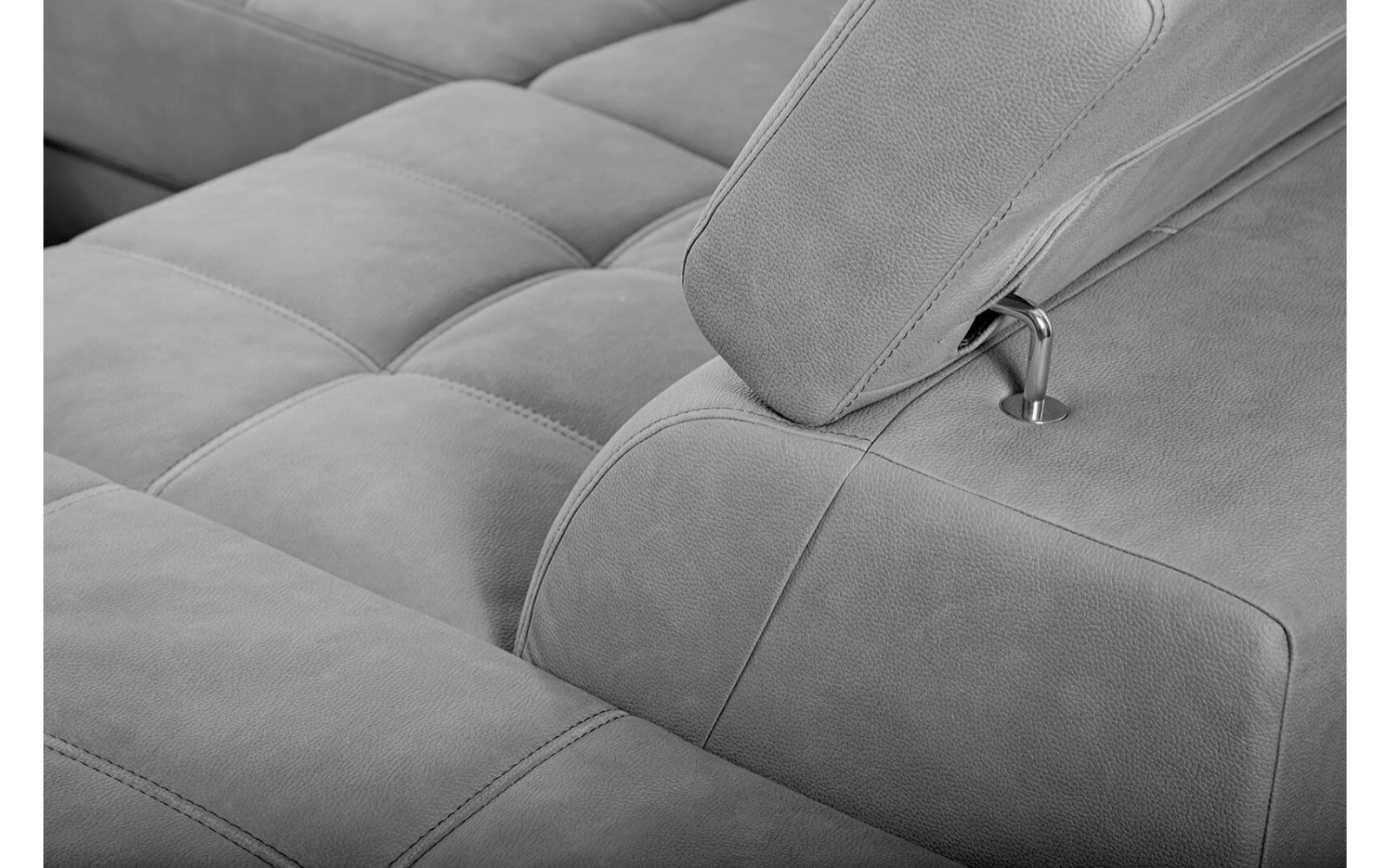 Ecksofa 5-Sitzer rechts Taunus | Mit verstellbaren Kopfstützen | Wozimo