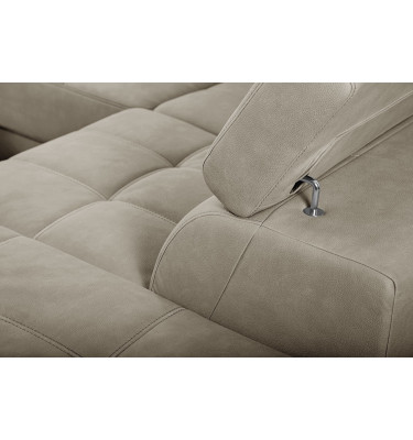 Ecksofa 5-Sitzer rechts Taunus | Mit verstellbaren Kopfstützen | Wozimo