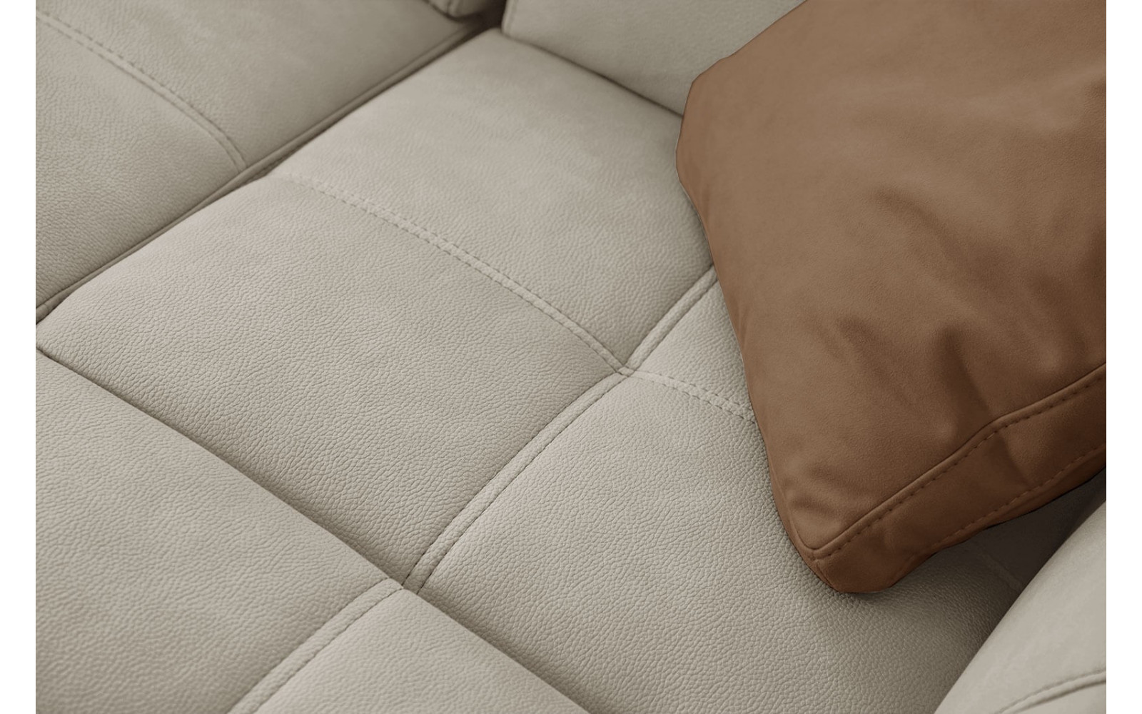 Ecksofa 5-Sitzer rechts Taunus | Mit verstellbaren Kopfstützen | Wozimo